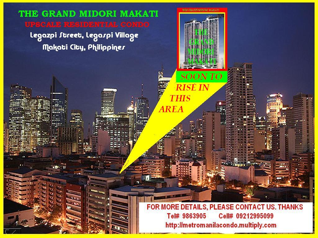 PRE-SELLING STUDIO UNIT (39SQM) @ "THE GRAND MIDORI MAKATI"..CELL# 09212995099