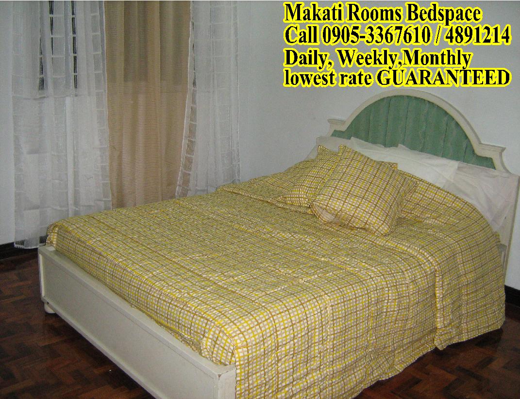 MAKATI STUDIO ROOMS WITH OWN CR, BEDS & CABINETS P8K TO P10K 489-1214