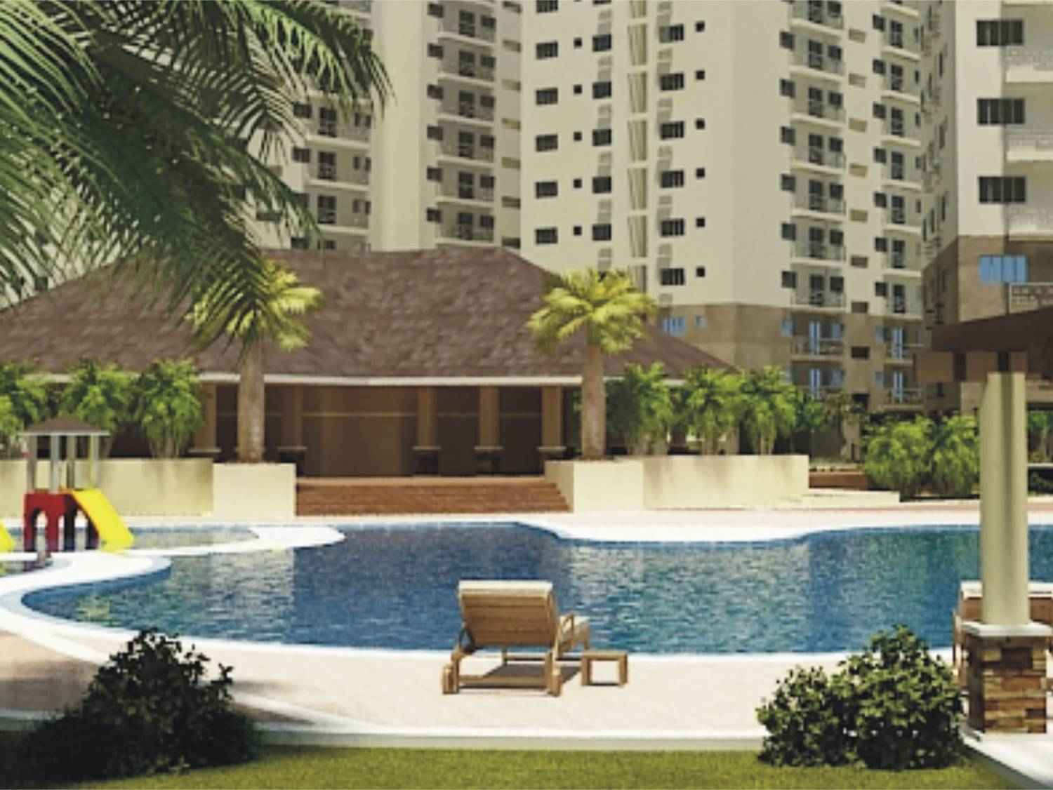 WOODSVILLE MANSIONS-NATURE-THEMED CONDO IN MERVILLE, PARANAQUE NEAR AIRPORT & MAKATI.RFO-PRESELLING