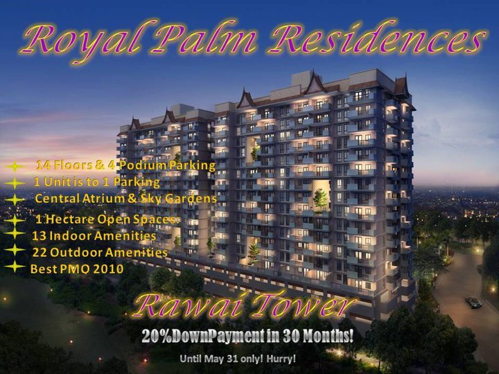 RENT TO OWN CONDO ROYAL PALM RESIDENCES , 3MINS TO GLOBAL CITY FIRST CLASS AMENITIES IN METRO MANILA ACACIA ESTATES , TAGUIG CITY NO DOWN 14K MONTHLY 1BR RESORT TYPE CONDO,