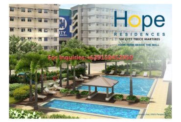2BR CONDOMINIUM FOR SALE IN TRECE MARTIRES CAVITE Beside SM MALL AT Php. 5,950/ monthly
