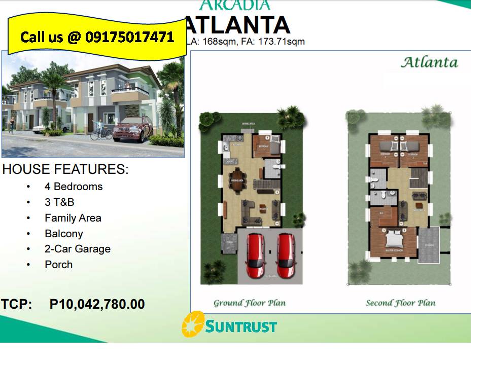 Atlanta Model House and Lot for sale in Porac Pampanga