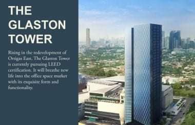 Glaston Tower – Office Unit for Sale in Ortigas East,Pasig City,Metro Manila