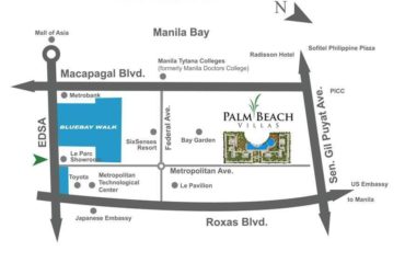 Palm Beach Villas 2 BedRoom with Balcony  MOA with Appliances with PARKING SLOT