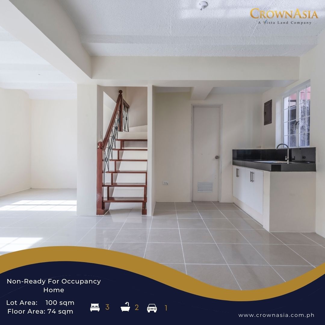 3 Bedroom House & Lot in Crown Asia Vivace (Amber)