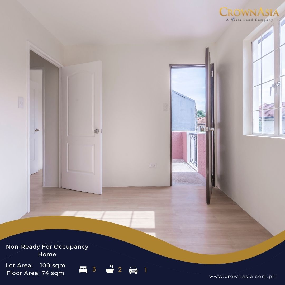 3 Bedroom House & Lot in CrownAsia Vivace (Amber Model)