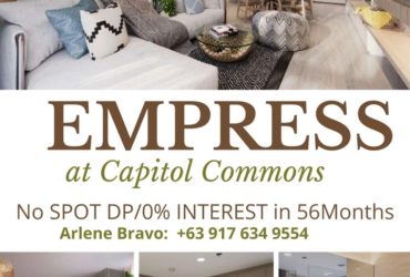 Preselling Luxury Condo near BGC -Empress at Capitol Common Studio Unit