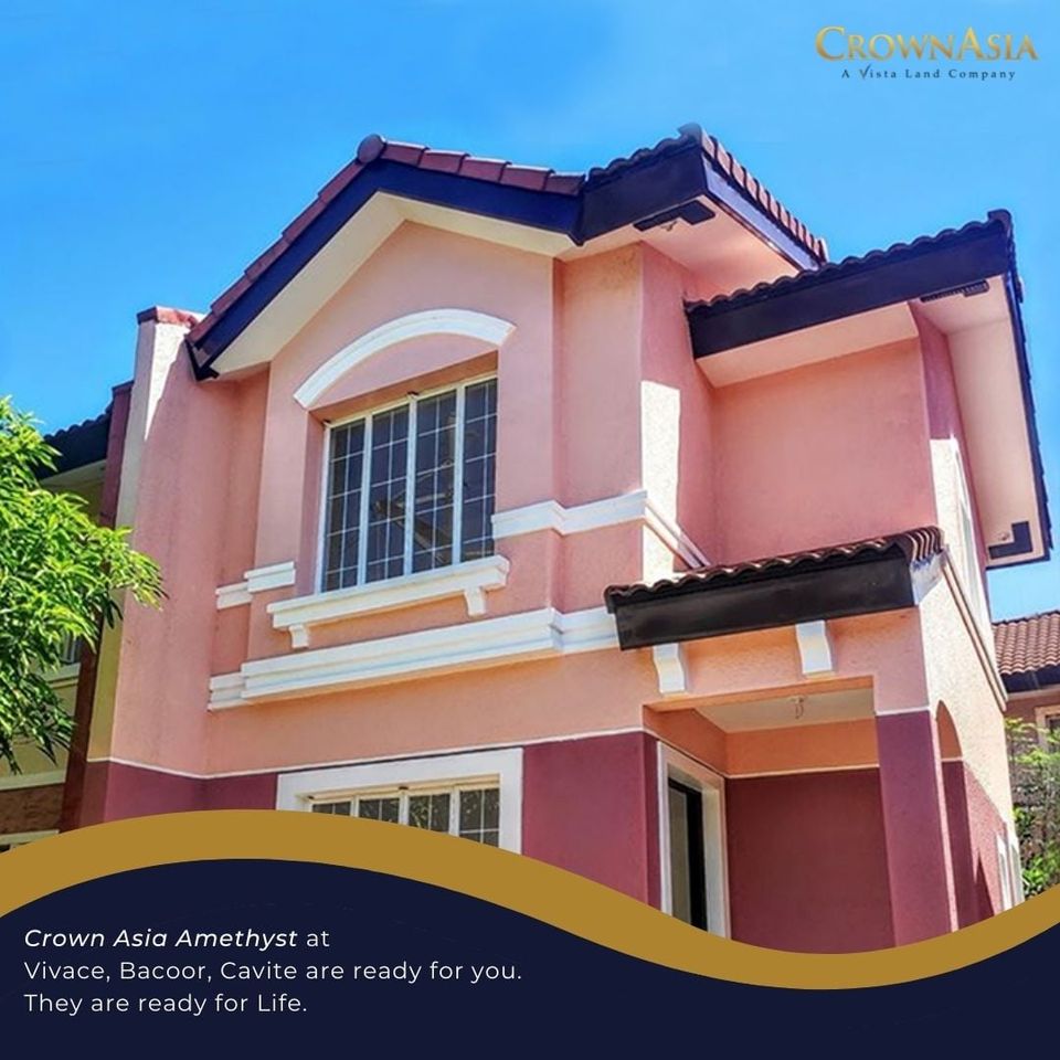 House and lot for sale in Crown Asia Vivace – Amethyst Model