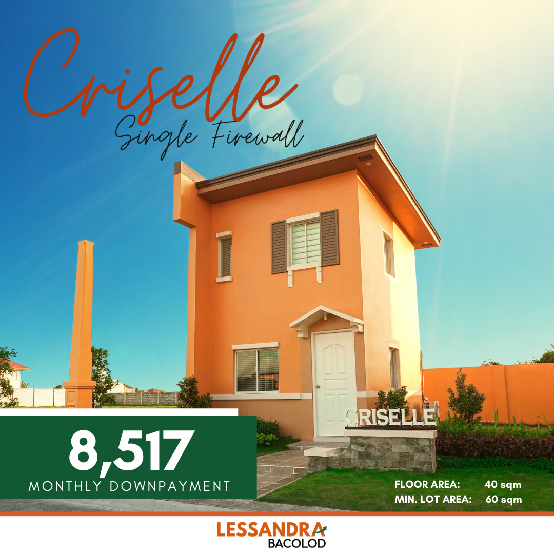 Affordable House and Lot in Bacolod City – Criselle Single Firewall