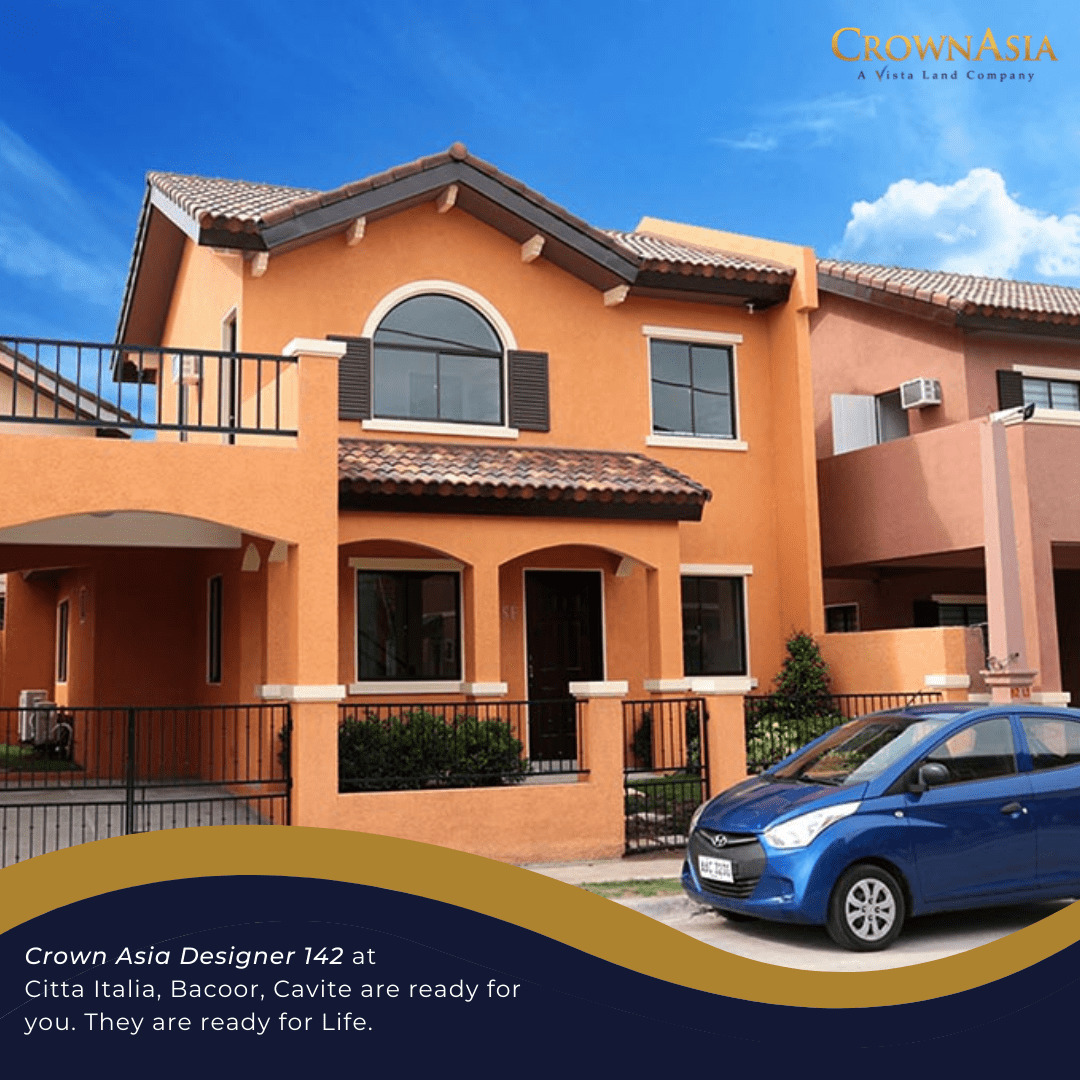 House and lot for sale in Crown Asia Citta Italia – Designer 142