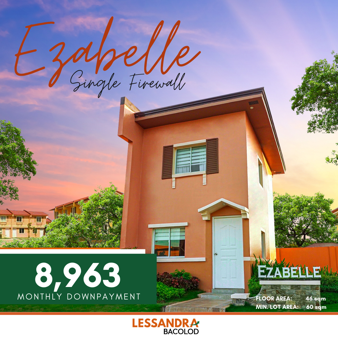 Affordable House and Lot in Bacolod City – Ezabelle Single Firewall