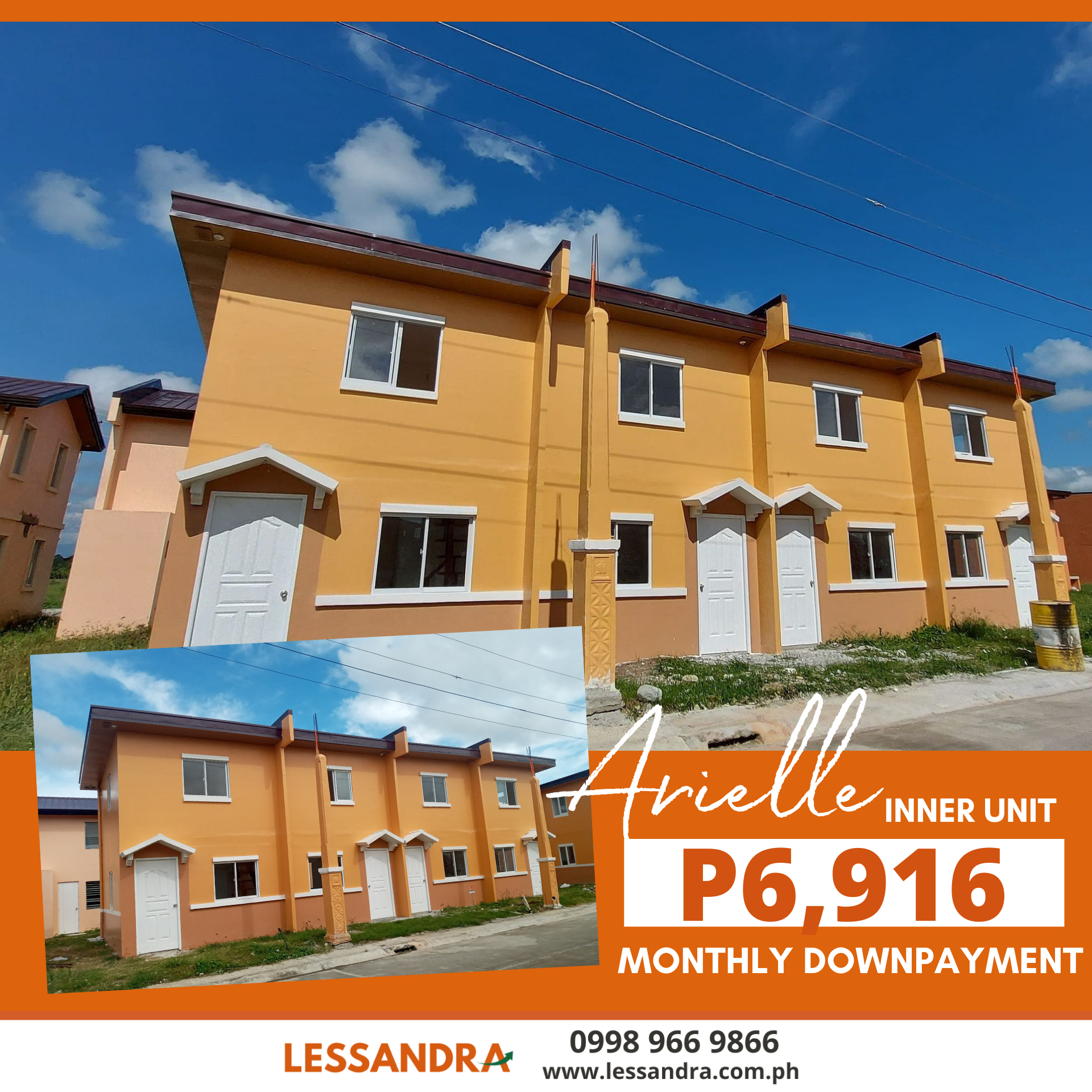 AFFORDABLE TOWNHOUSE INNER UNIT IN ILOILO – PAG IBIG FINANCING