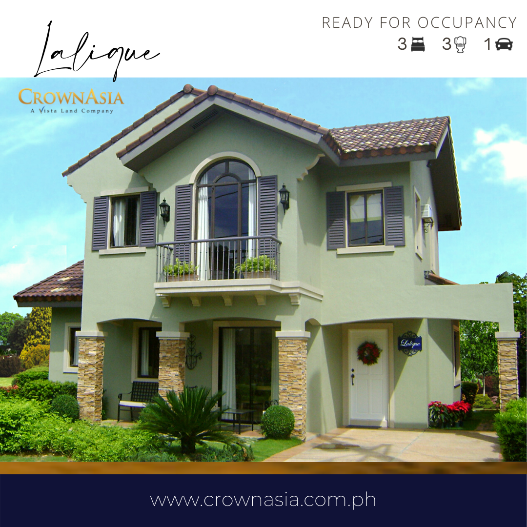 3Bedroom Home Lalique – Ready for Occupancy