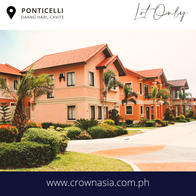 Lot only in Ponticelli Hills