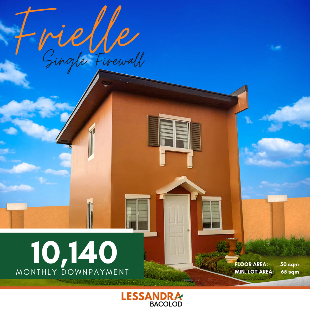 Affordable House and Lot in Bacolod City – Frielle Single Firewall