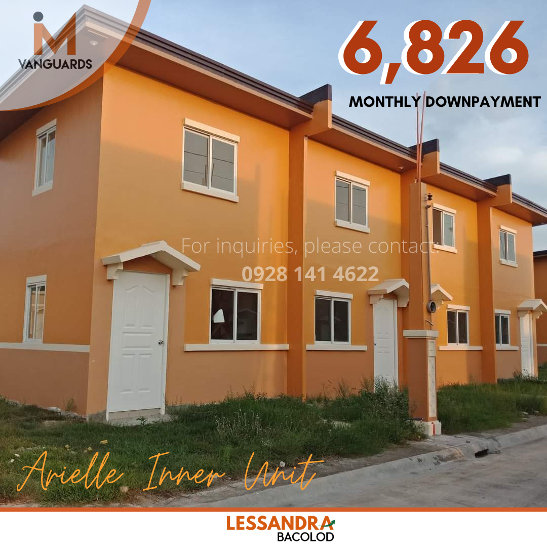 AFFORDABLE HOUSE AND LOT FOR SALE IN BACOLOD CITY – ARIELLE IU TOWNHOUSE BANK