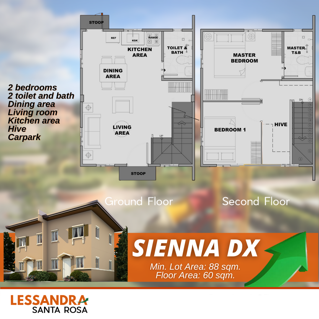 Affordable House and Lot in Santa Rosa Nueva Ecija – Sienna Duplex