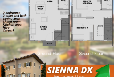 Affordable house and lot for sale in Santa Rosa Nueva Ecija – Sienna DX