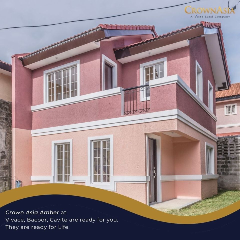 House and lot for sale in Crown Asia Vivace – Amber Model