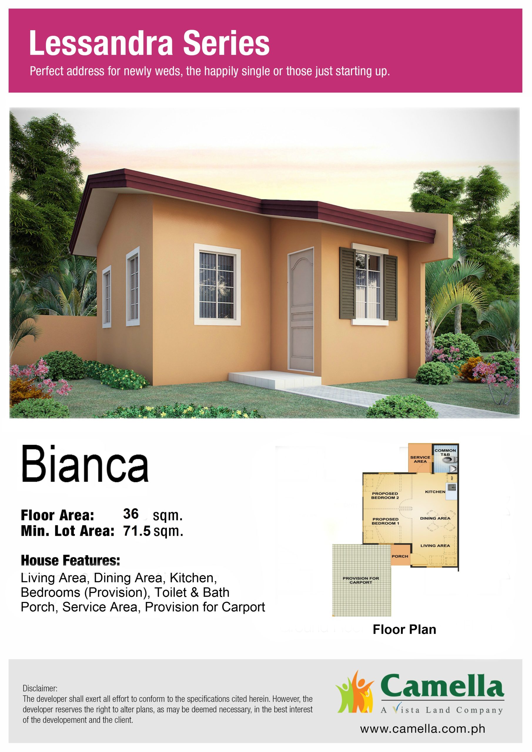 Bianca RFO- Affordable House and Lot for Sale in Tarlac