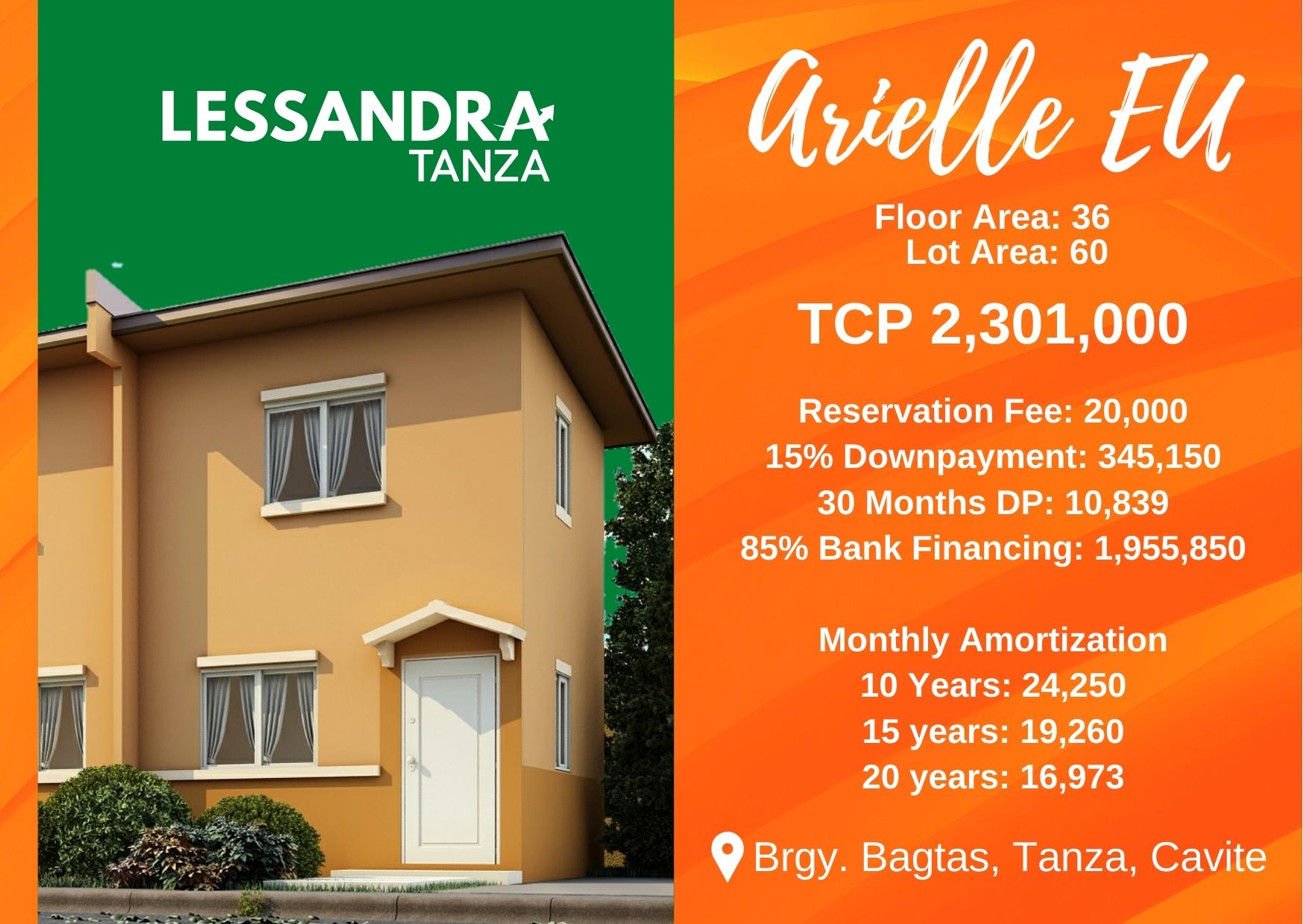 Affordable House and Lot in Tanza Arielle EU