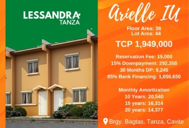 Affordable House and Lot in Tanza Arielle IU