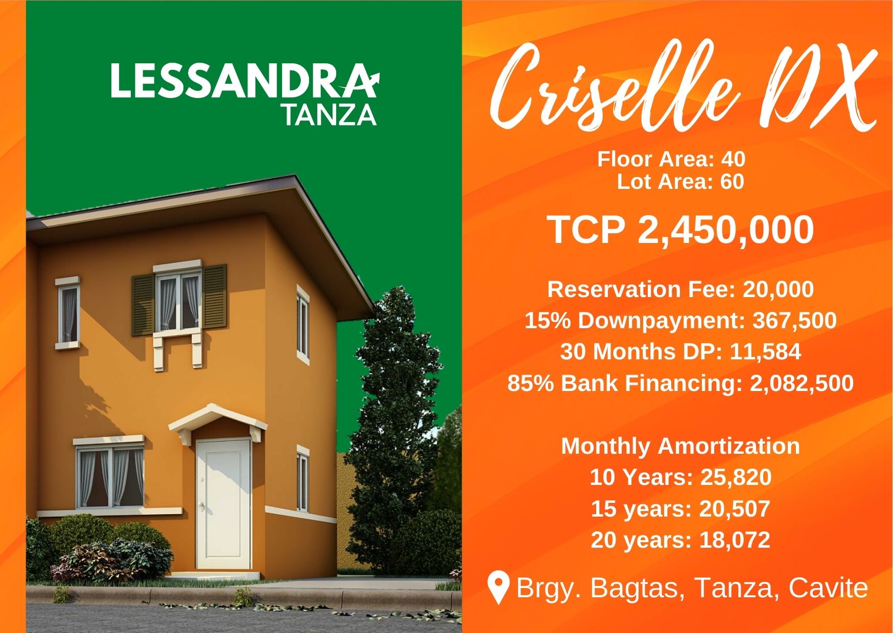 House and Lot in Tanza, Cavite Criselle DX