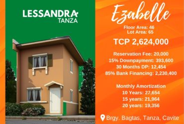 House and Lot in Tanza, Cavite Ezabelle 65sqm