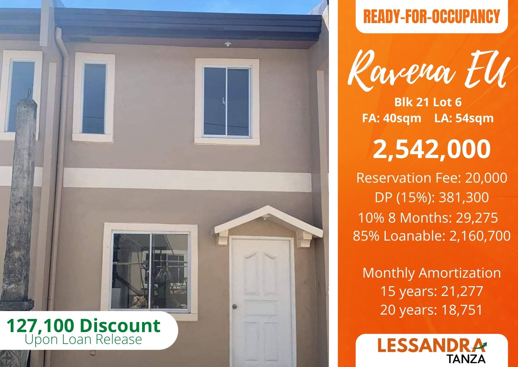 House and Lot in Tanza, Cavite Ravena RFO
