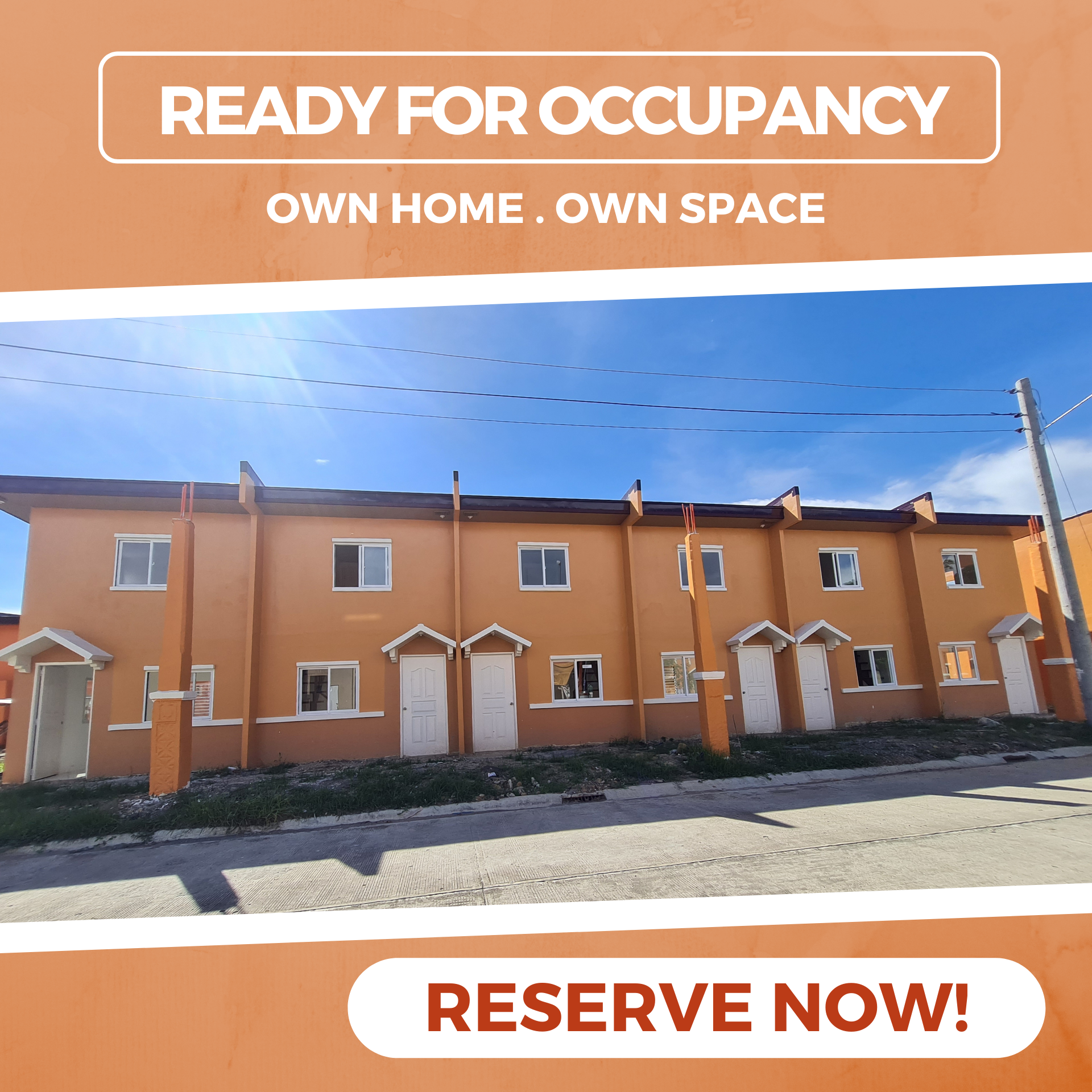 Affordable house and lot in Iloilo – Townhouse RFO Units