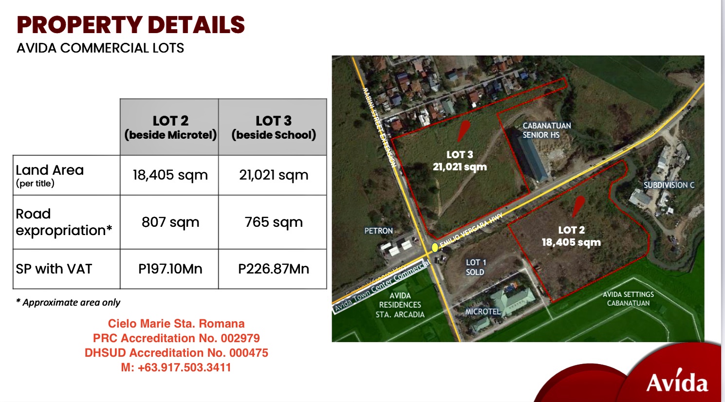 Commercial Lots for Sale by Avida Land