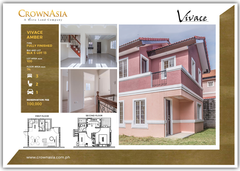 3BR House & Lot for sale in Vivace Imus Cavite