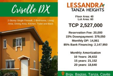 House and Lot for sale in Tanza Criselle DX