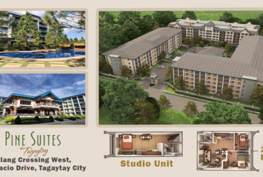 Studio Condo unit facing sunset for sale in Tagaytay City