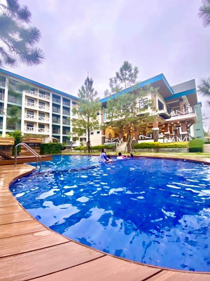RFO 2 Bedroom with balcony and drying cage in Tagaytay | Pine Suites by Crown Asia