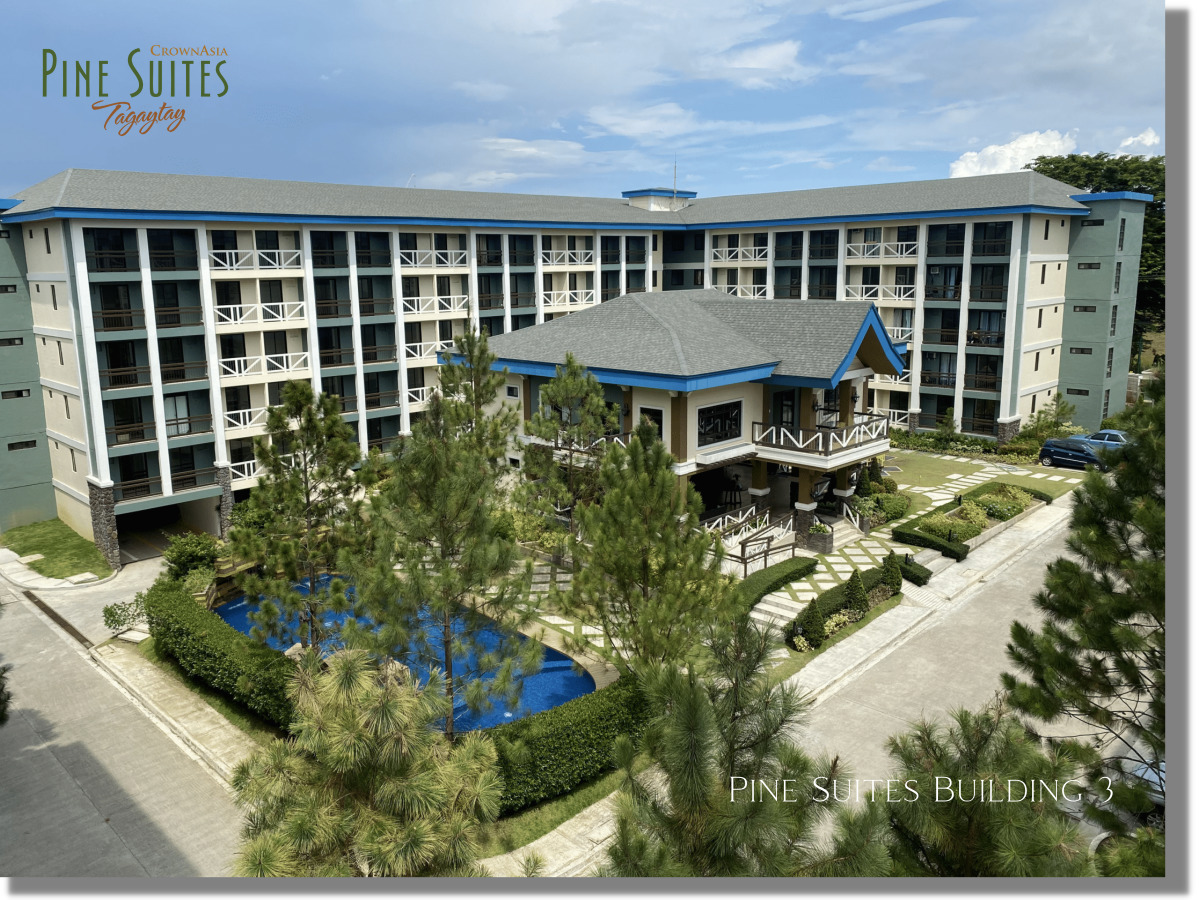 RFO Studio Unit for sale in Tagaytay | Pine Suites by Crown Asia