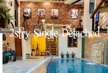 2STRY SINGLE DETACHED WITH POOL, ROOFDECK, SEMI FURNISHED