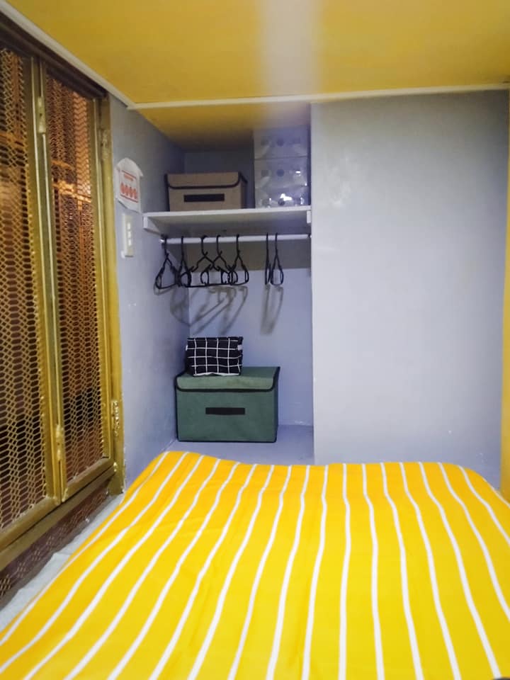 CAPSULE ROOM for rent Enclosed Bedspace  In Makati Pio Del Pilar Washington St