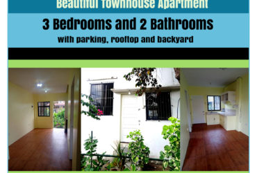 3 Bedrooms and 2 bathrooms in Basak Pardo Cebu City, Philippines