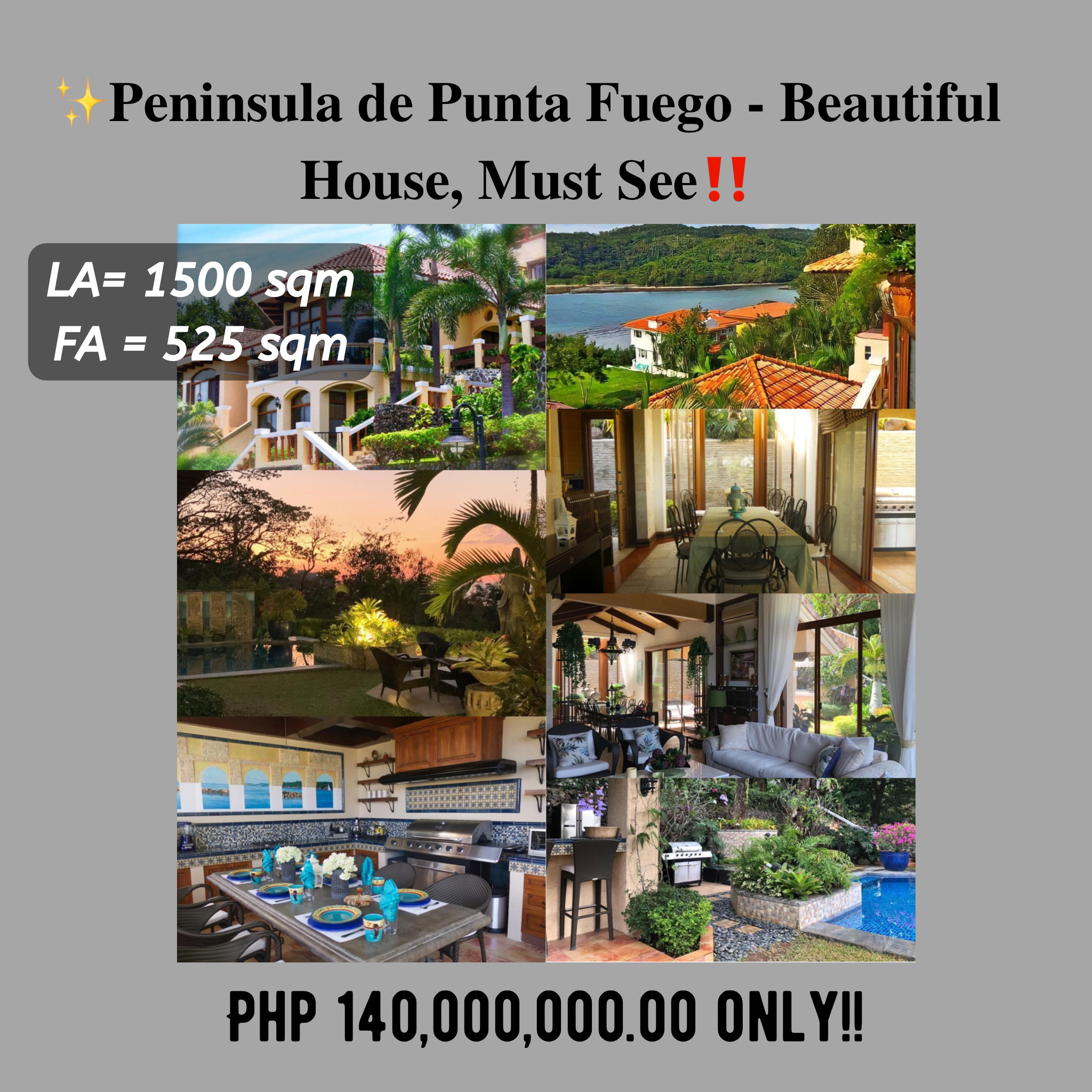Peninsula de Punta Fuego – Beautiful House for Sale Must See‼️