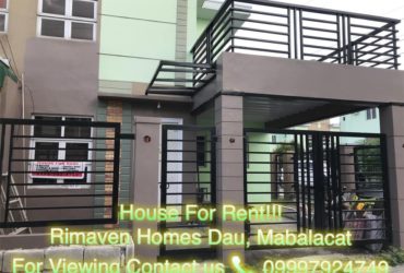 House for rent in dau mabalacat
