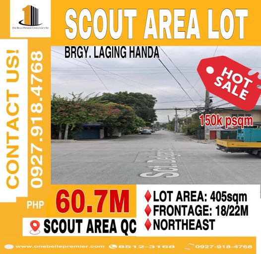 Scout area house and lot for sale 60.7m