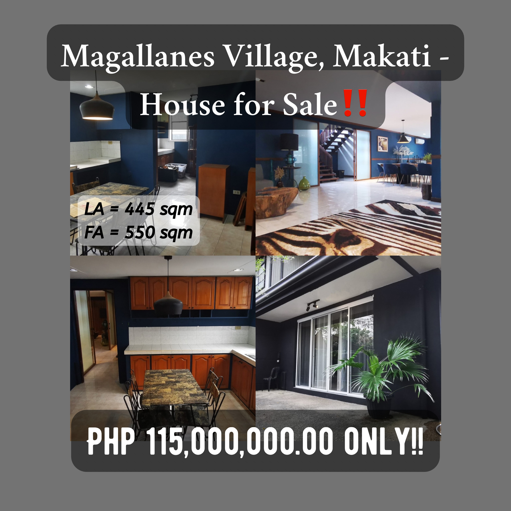 Magallanes Village, Makati – House for Sale‼️