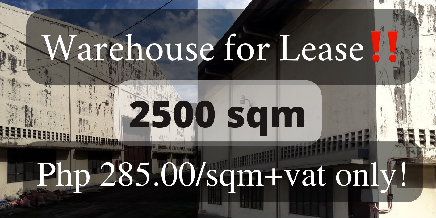 Warehouse for Lease‼️