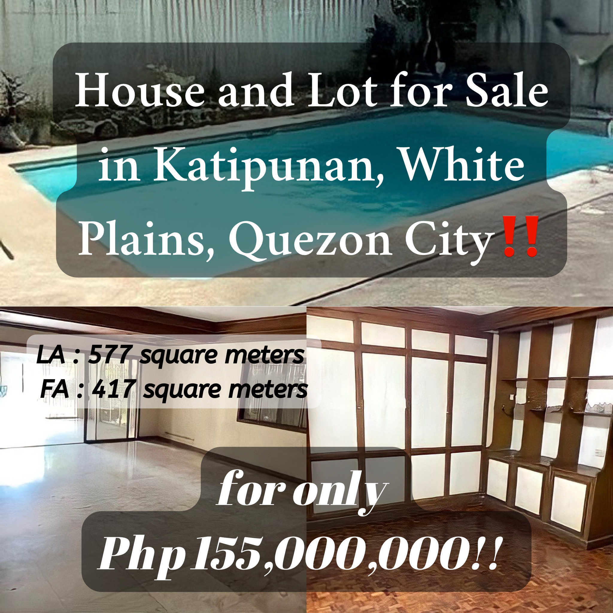 House and Lot for Sale in Katipunan‼️