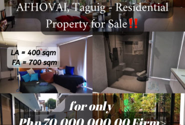 AFPHOVAI, Taguig – Residential Property for Sale‼️