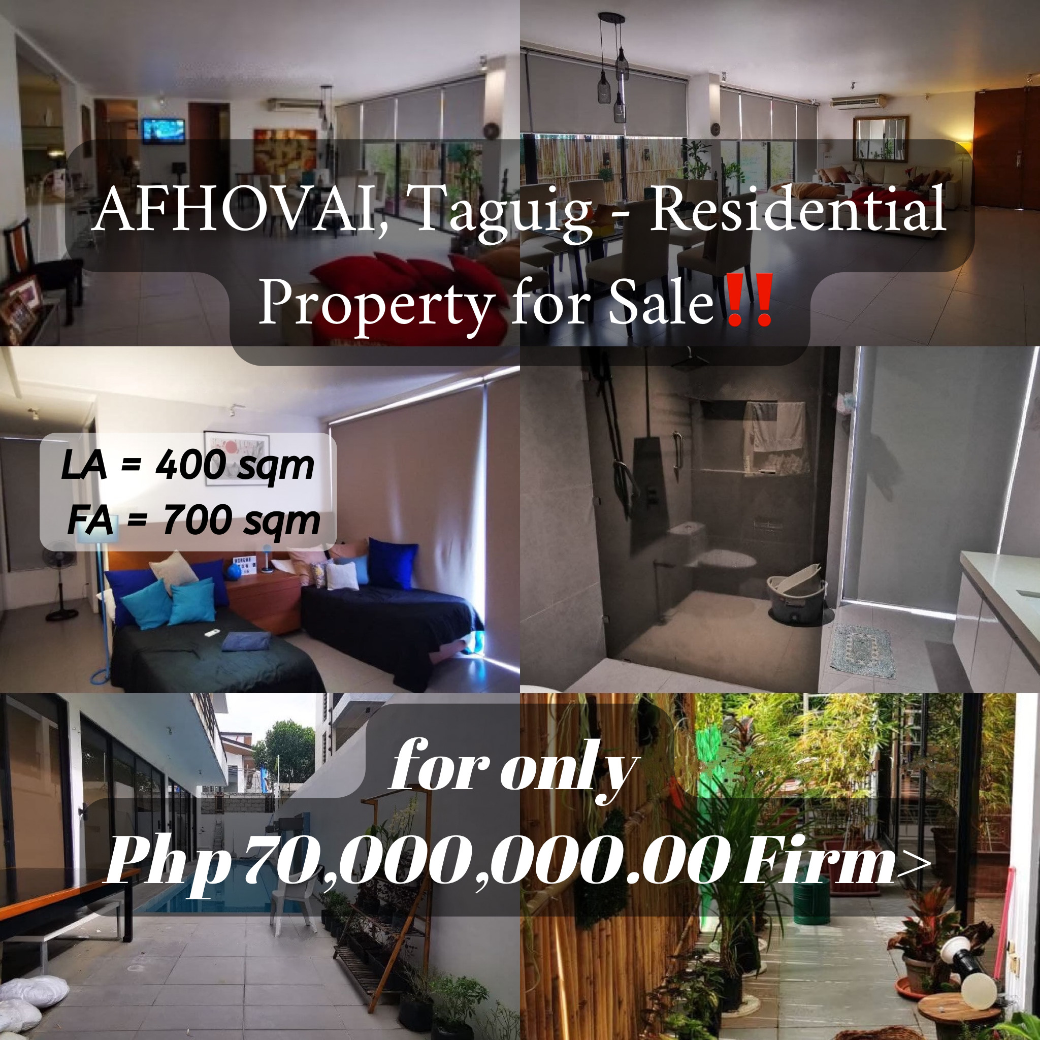 AFPHOVAI, Taguig – Residential Property for Sale‼️