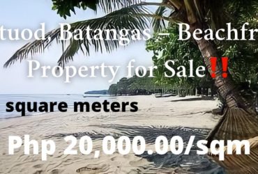 BEACHFRONT PROPERTY FOR SALE‼️