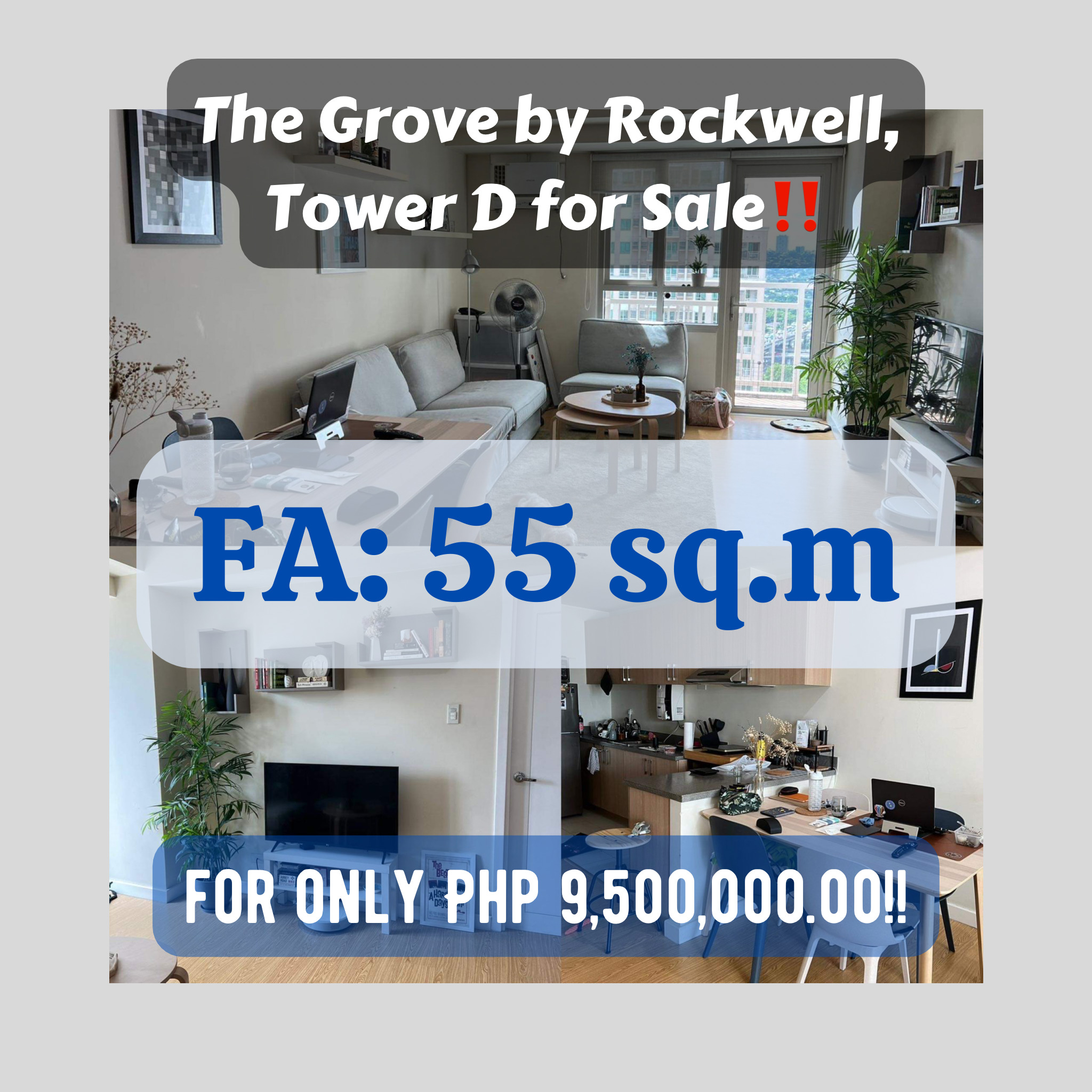 The Grove by Rockwell, Tower D for Sale‼️