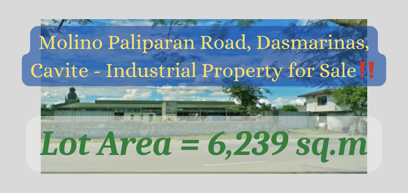 Molino Paliparan Road, Dasmarinas, Cavite – Industrial Property for Sale‼️